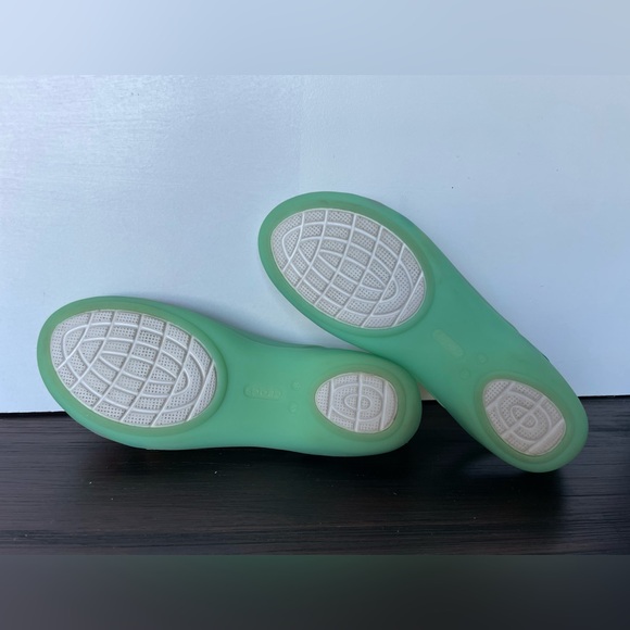 💥SALE💥 Crocs Green Isabella Sandal Jelly Comfort Shoes Pink Yellow Mint Size 8 - Picture 6 of 10